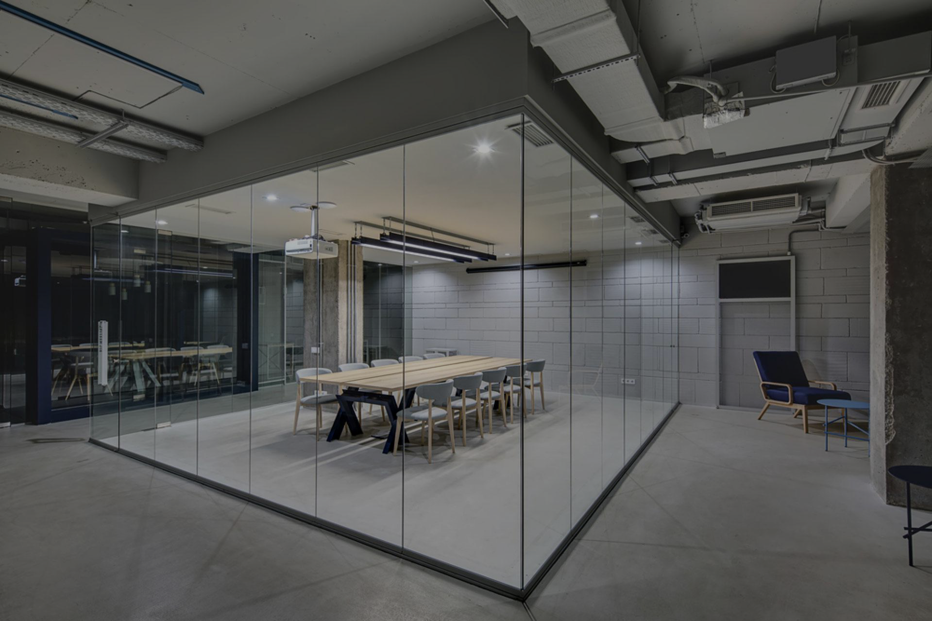 Glass Partition